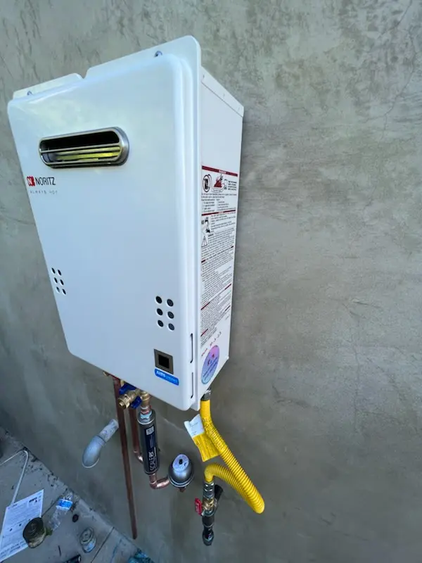 Tankless water heater installation for New Halville homes